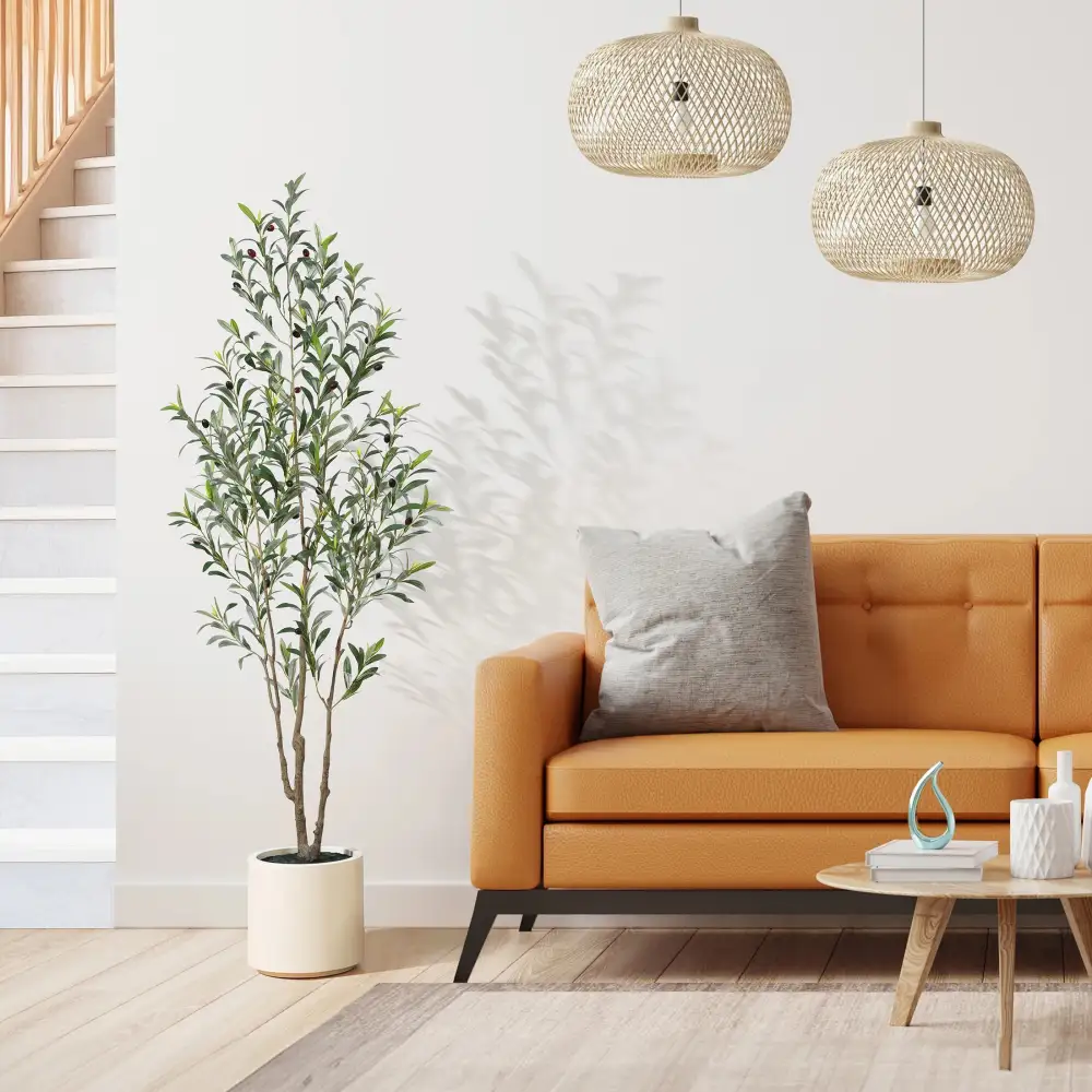 Artificial Round Decorative Botanical Accent