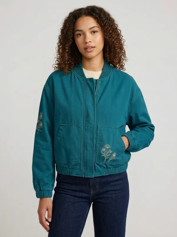 Women's Camden Botanical Floral Embroidered Jacket