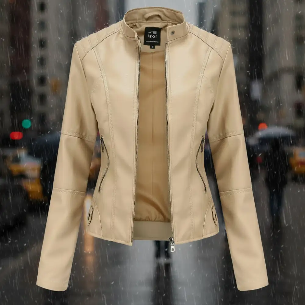 Classic Faux Leather Jacket