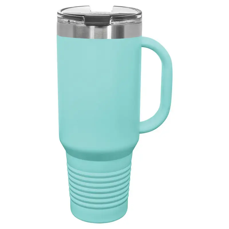 Travel Handled Straw Lid Travel Mug
