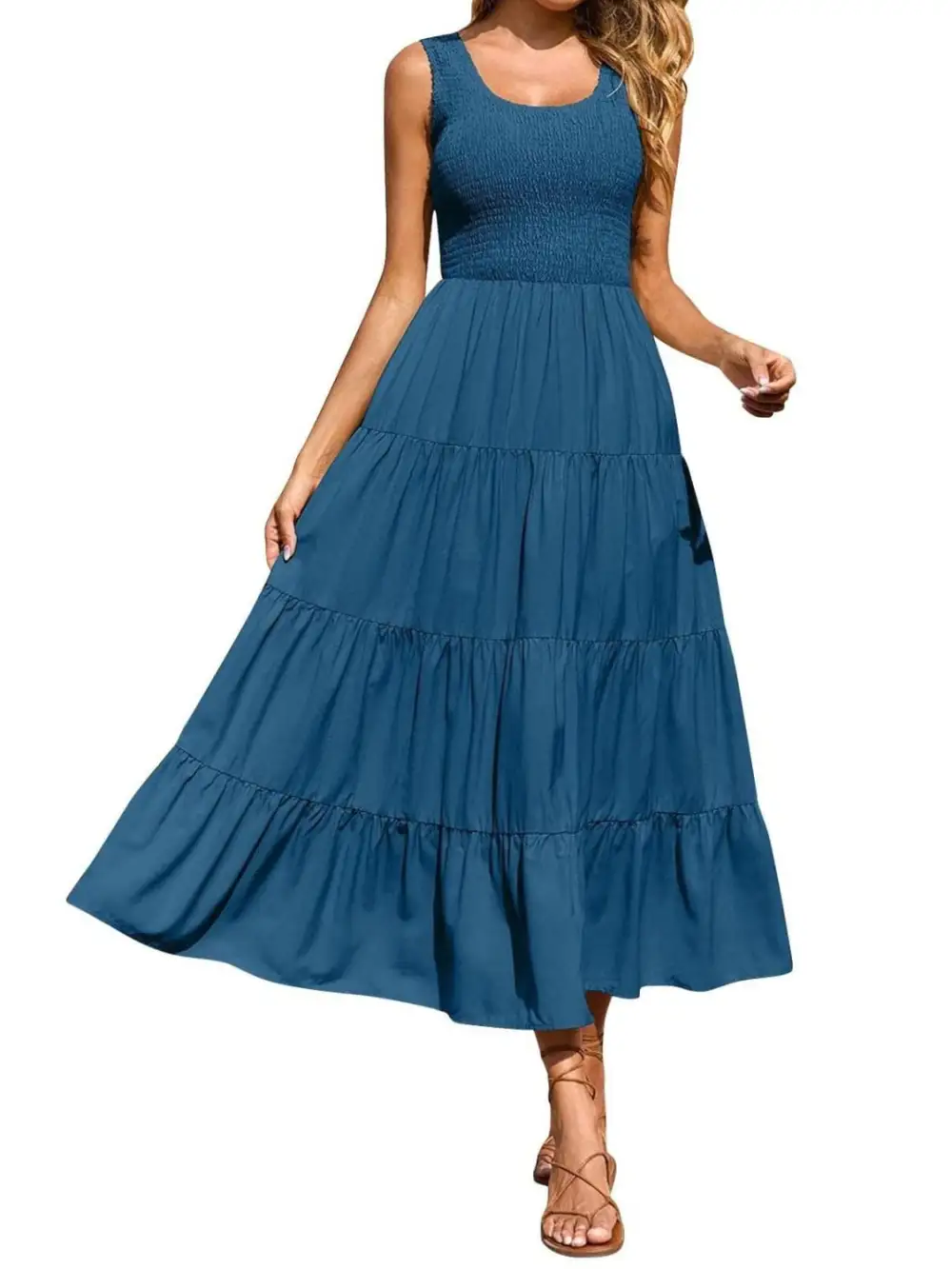 Classic Tiered Casual Dress
