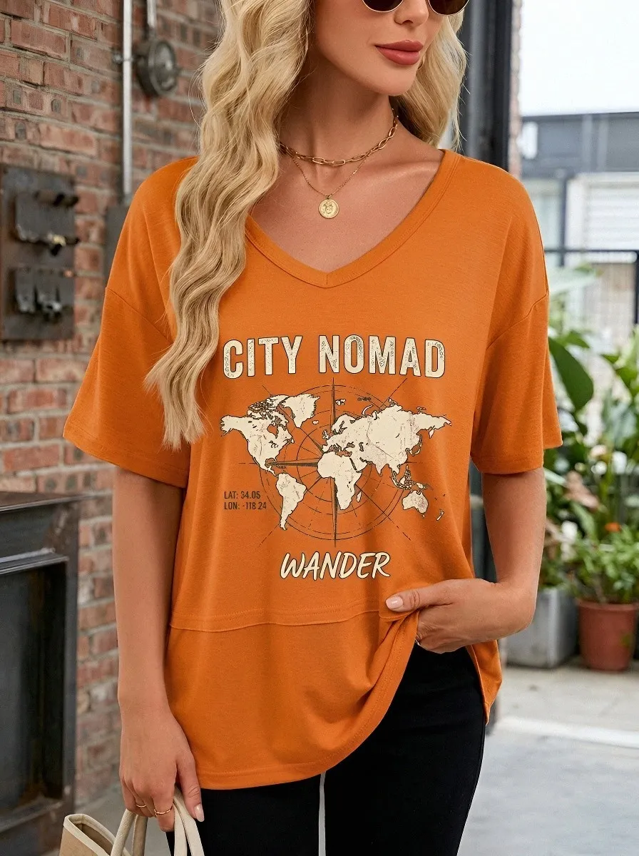City Nomad Travel T-Shirt Casual