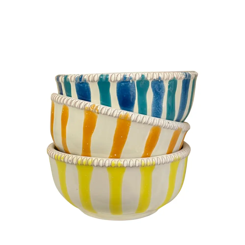 Hand-Painted Ceramic Dipping Bowl