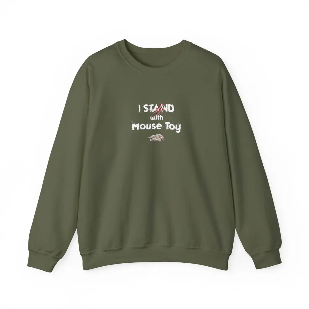 Mouse Toy Cat Crewneck Sweatshirt