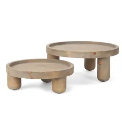 Refined Wooden Decorative Serving Tray