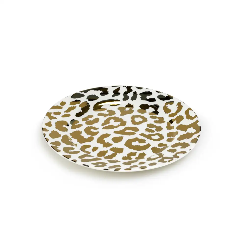 Leopard Porcelain Dessert Plate