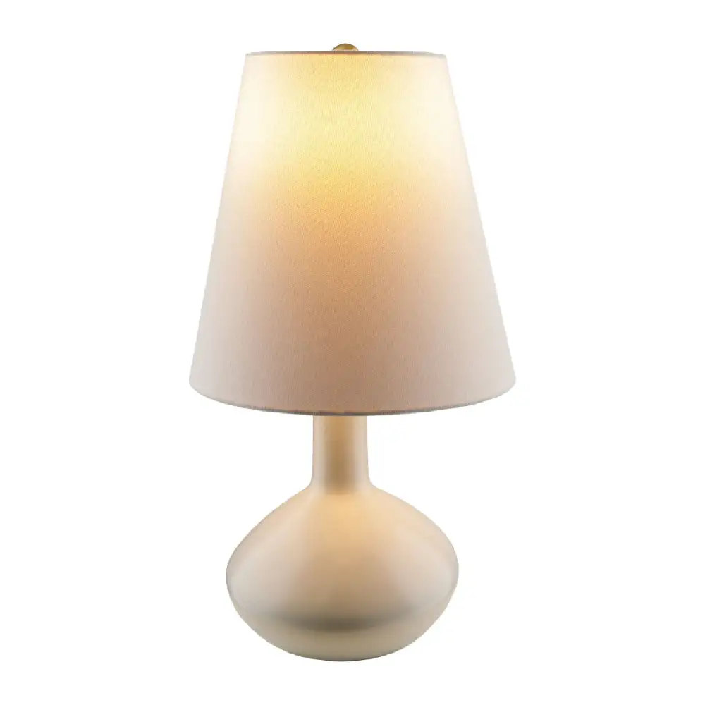 Tall Linen Shade Table Lamp