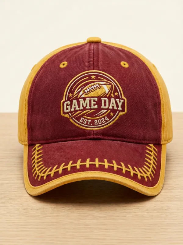 Embroidered Stadium Spirit Baseball Cap