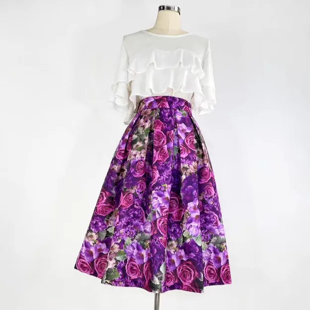 Practical Resort High Waist Skirt