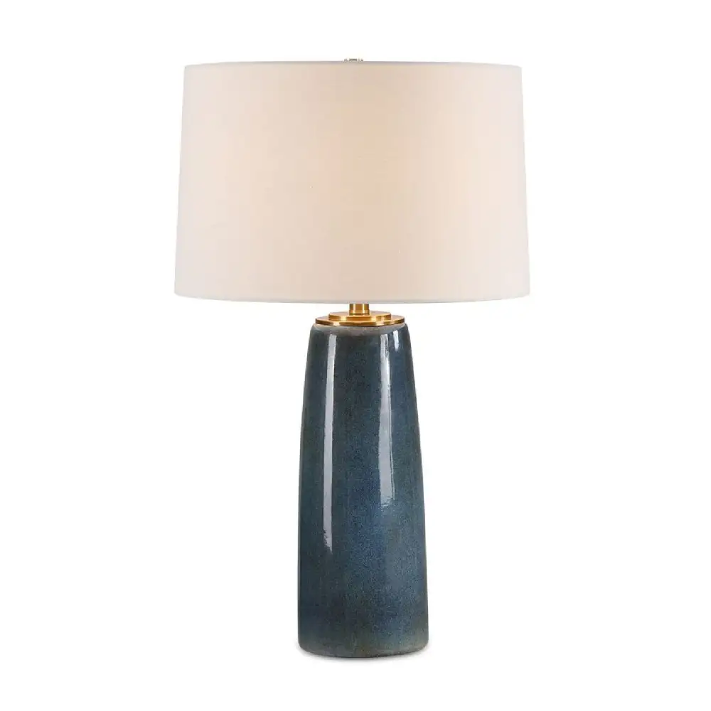 Tapered Ceramic Metal Iron Table Lamp