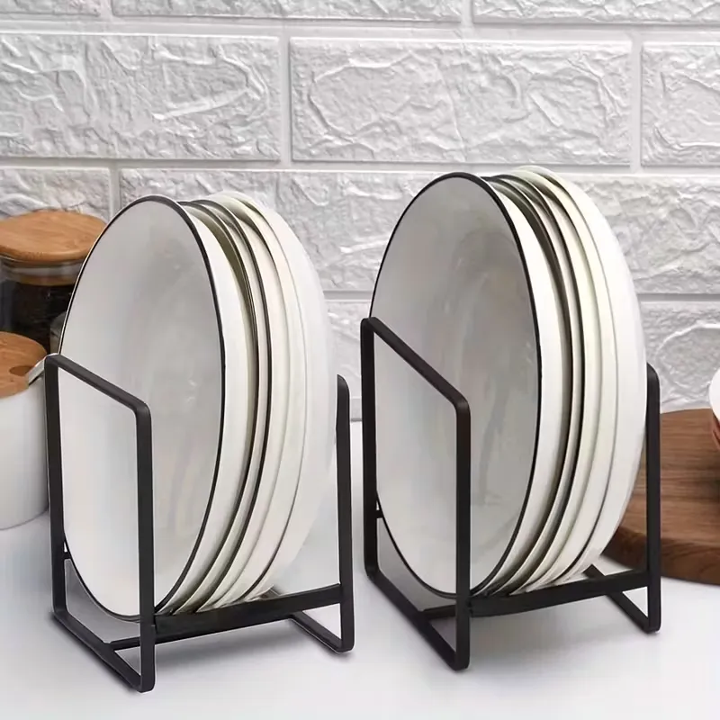 2 Pcs Countertop Plate Drying Rack