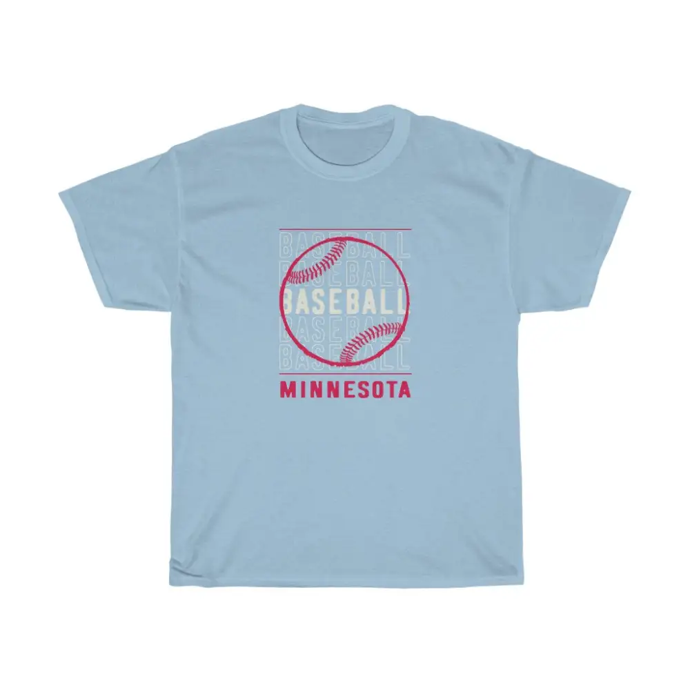 Baseball Minnesota with Baseball Graphic T-Shirt