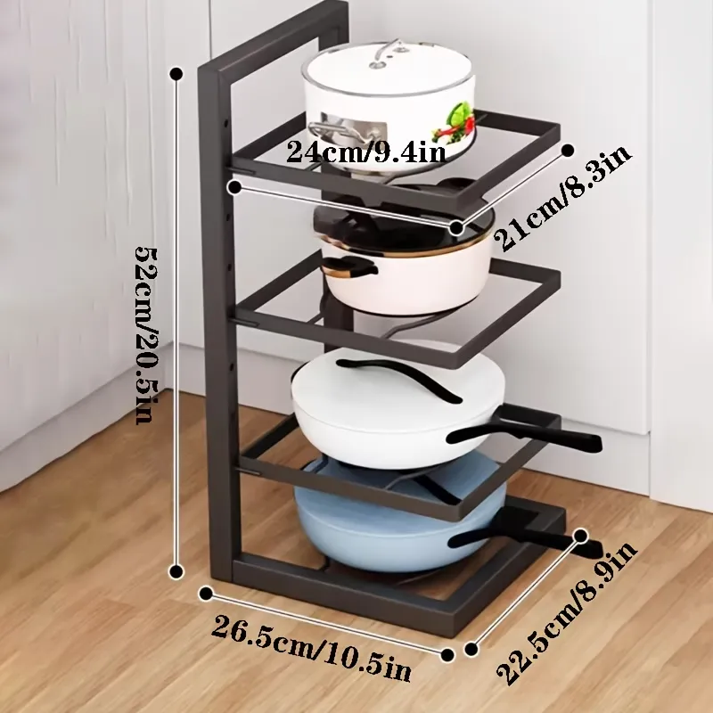 Multi-Tier Pan Storage Rack