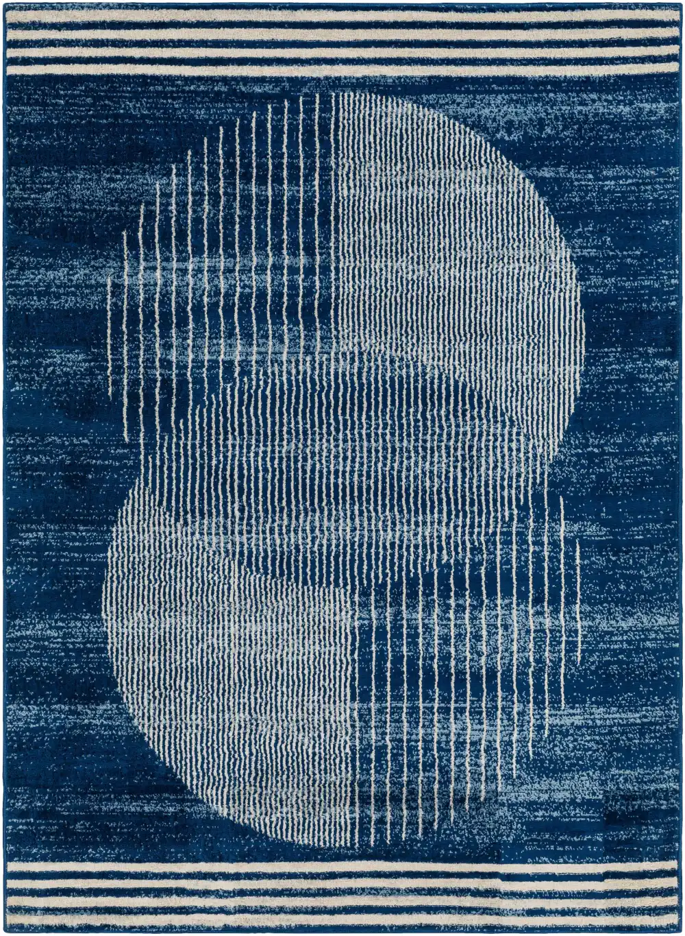 Refined Contemporary Polypropylene Area Rug Interior Accent