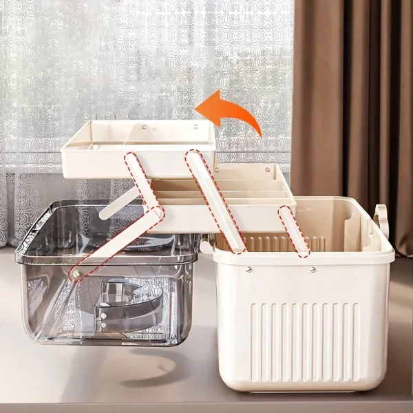 Collapsible Multi-Layer Storage Basket