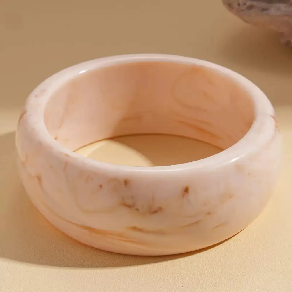 Layered Acrylic Statement Hand Chain Jewelry