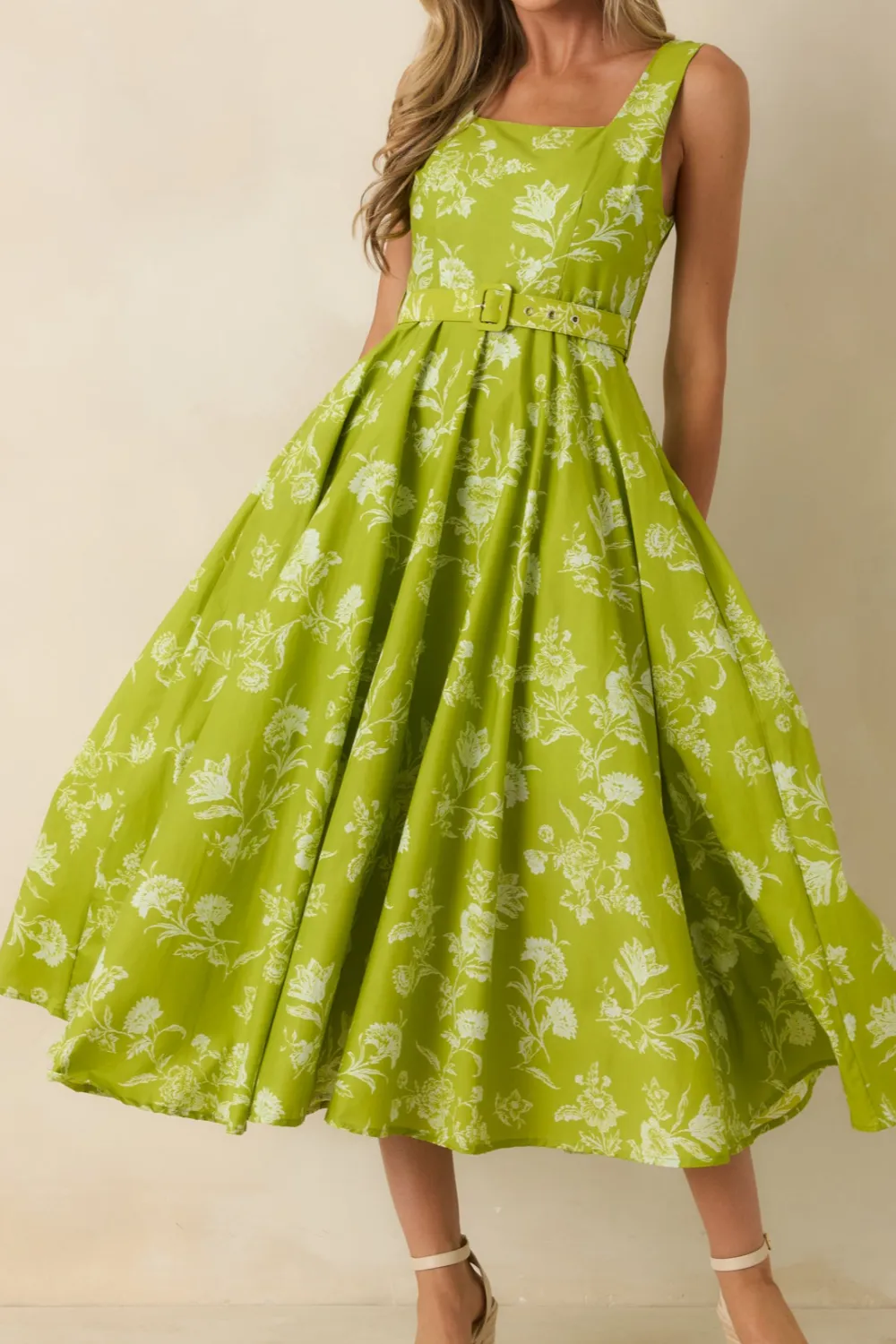 Floral Fresh Midi Dress