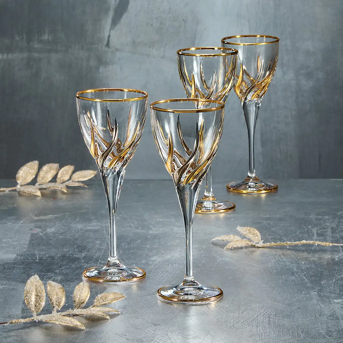 Curated Decorative Wine Glass