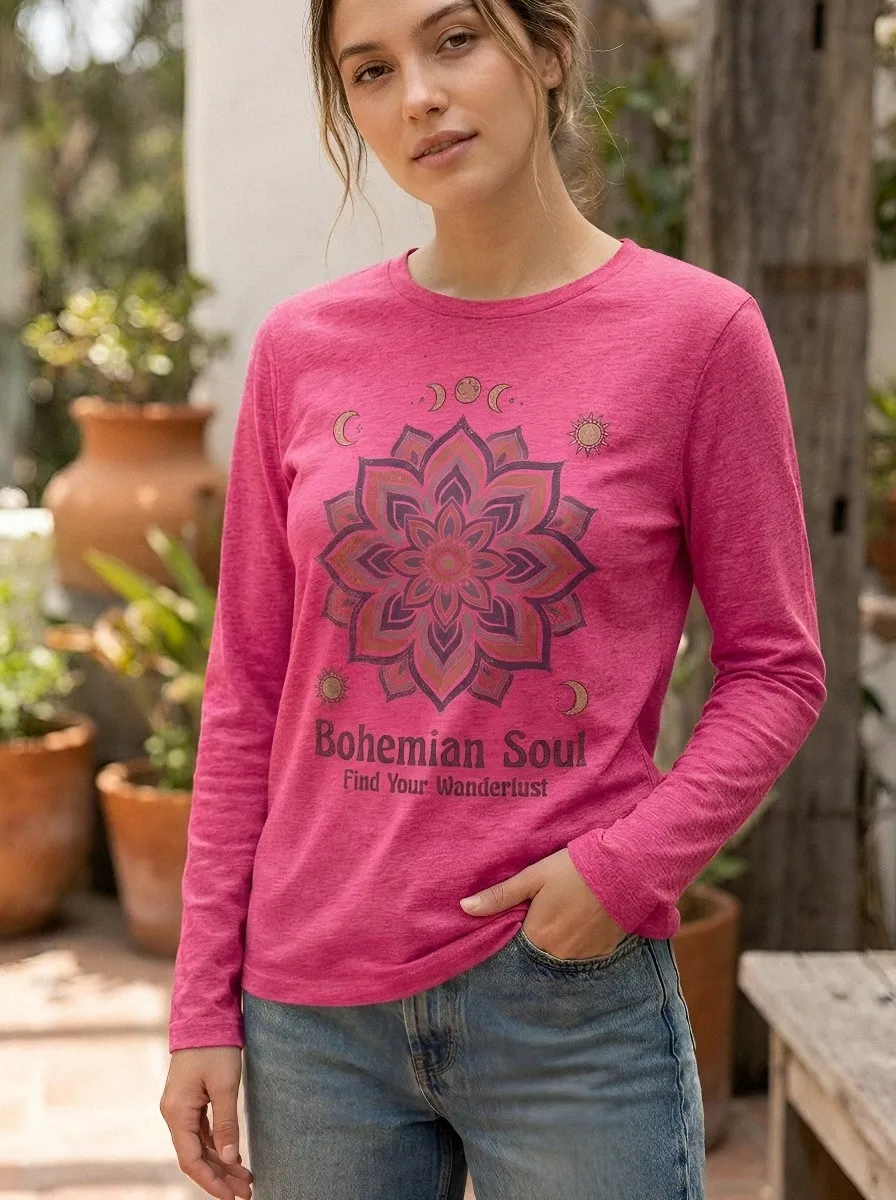 Bohemian Soul Mandala T-Shirt Classic