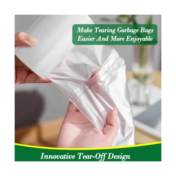 240pcs Clear Disposable Trash Bags