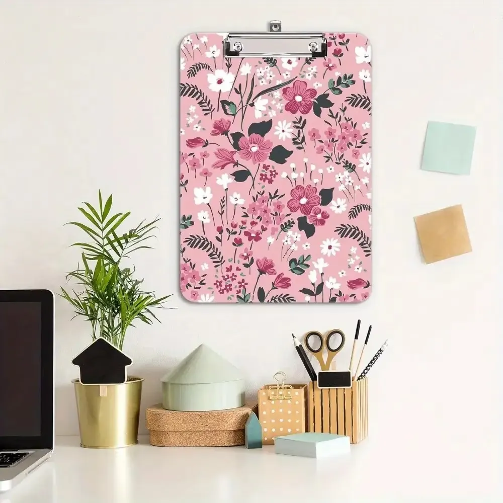 Floral Print Clipboard