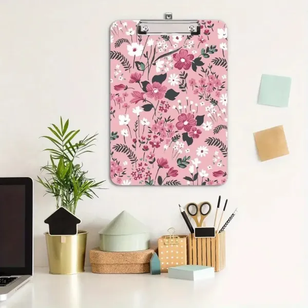 Floral Print Clipboard