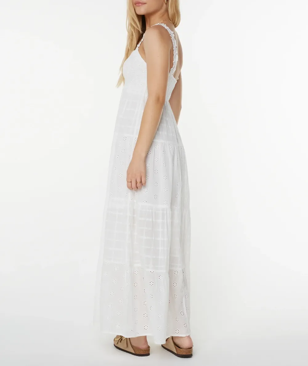 Pure Color Chiffon Lightweight Summer Dress