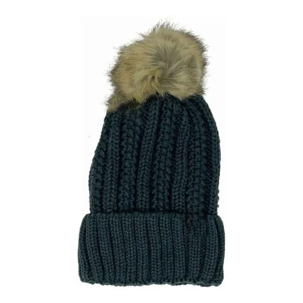 Pom Fuzzy Beanie