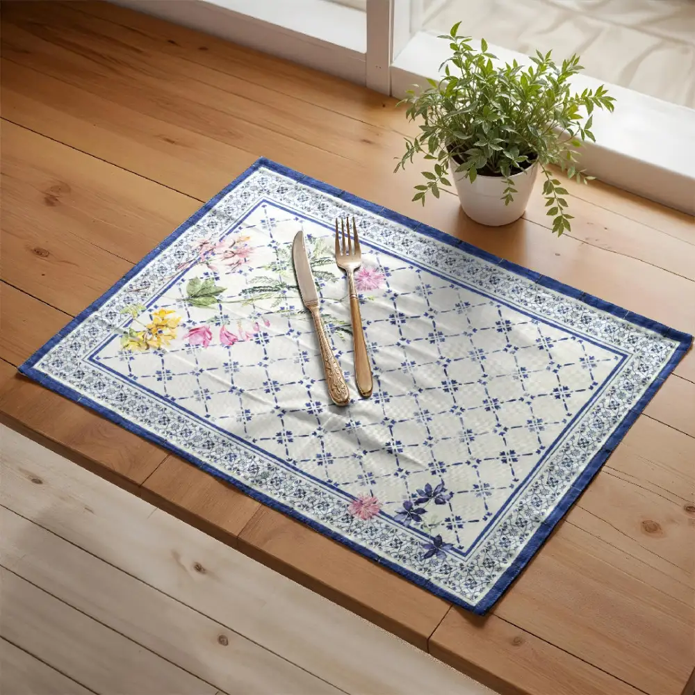 Faience Cotton Placemat Set