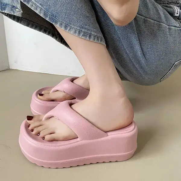 Laid Back Platform House Slippers