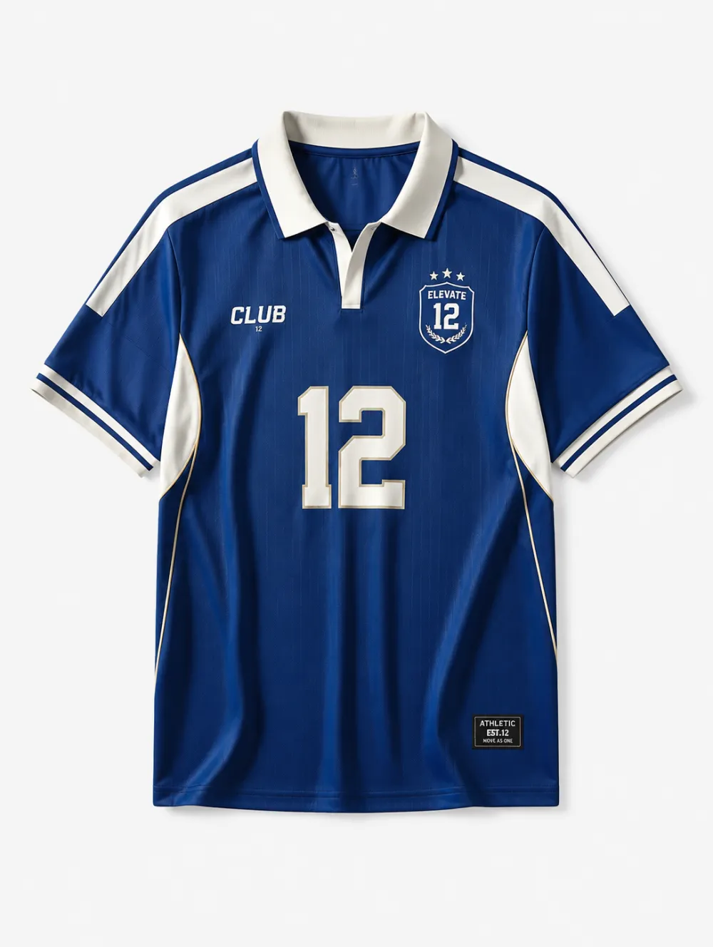 Unisex Club 12 Elevate Number Printed Polo Shirt