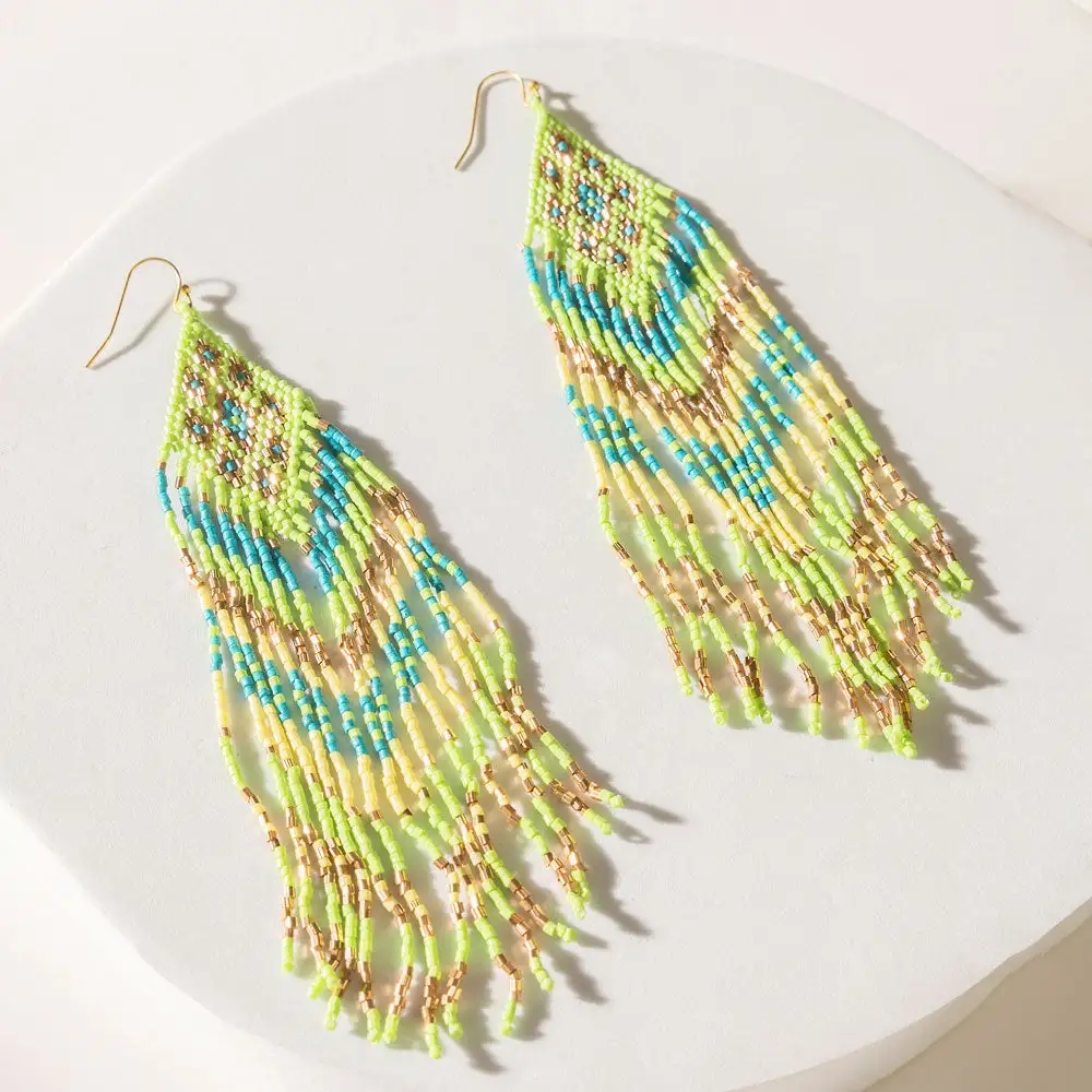 Floral Cactus Earrings