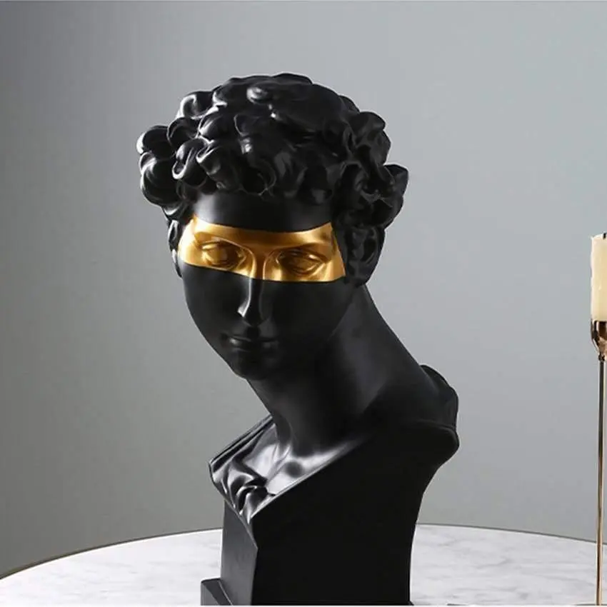 Tall Resin Figure Sculpture