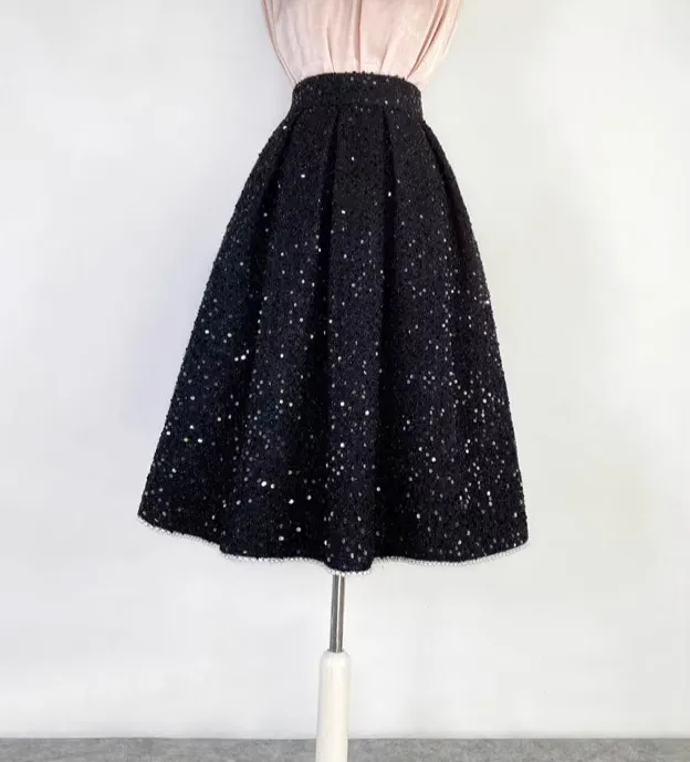 Fresh Light Everyday Casual Wool Skirt