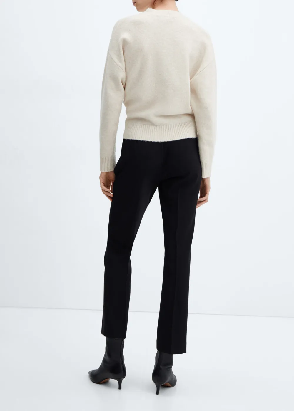 Belt Straight-Fit Pants