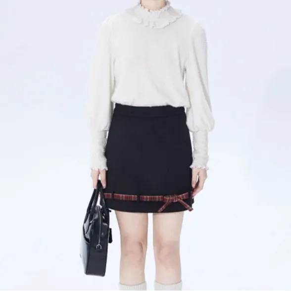 Lightweight Market Everyday Casual Polyester Skirt