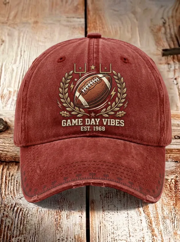 Gameday Vibes Football Baseball Cap