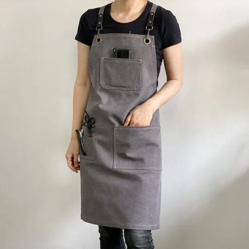 Functional Canvas Crossback Kitchen Work Apron