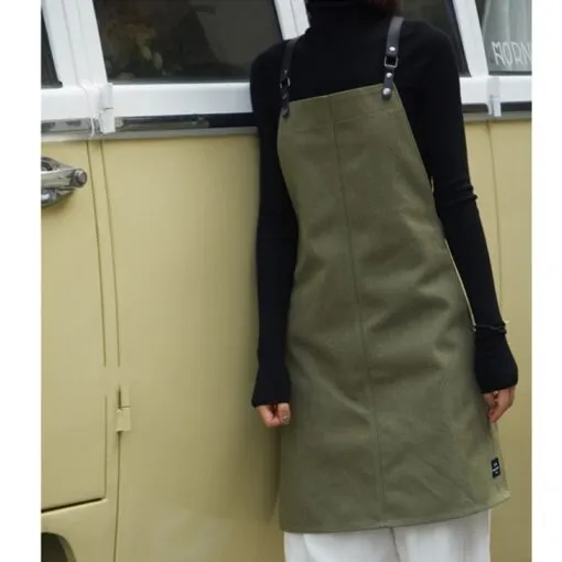 Durable Canvas Crossback Kitchen Work Apron