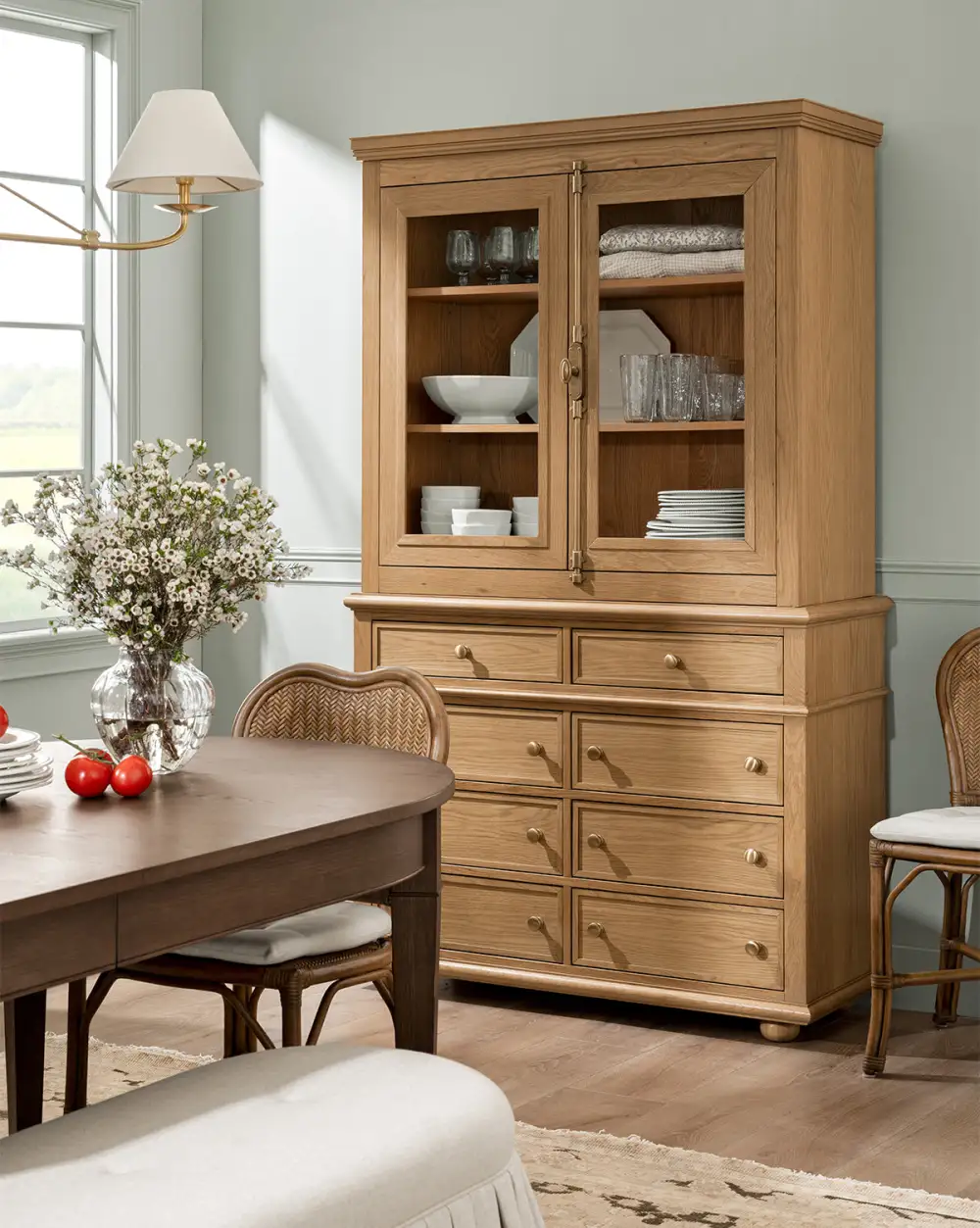 Round Oak Cabinet