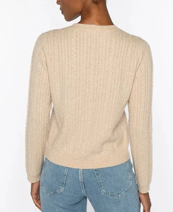 Micro Cable Knit Sweater
