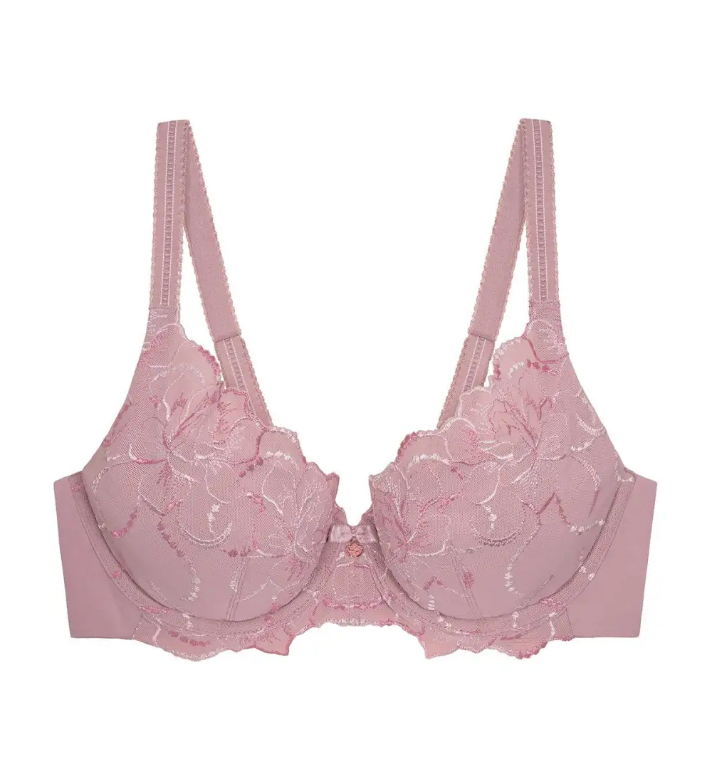Women's Wired Deep-V Padded Mesh Breathable Bra