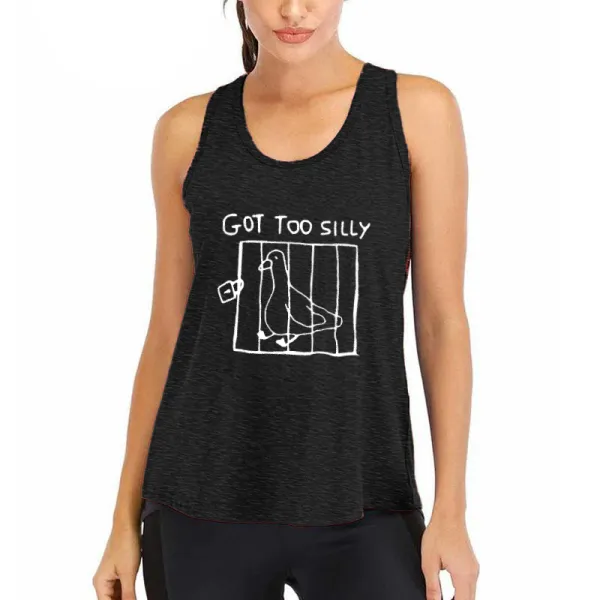 Got Too Silly  Athletic Tank