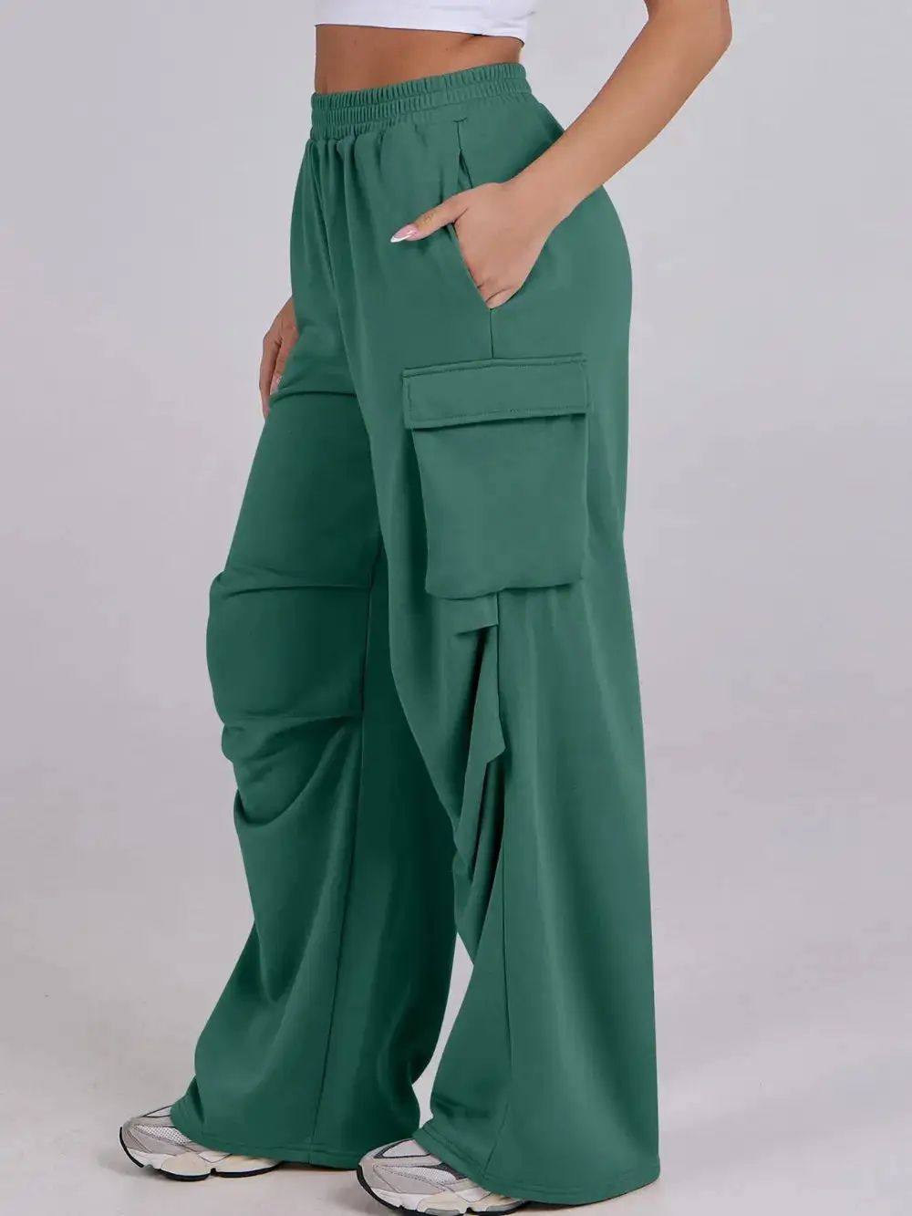 High Waist Wide Leg Pants