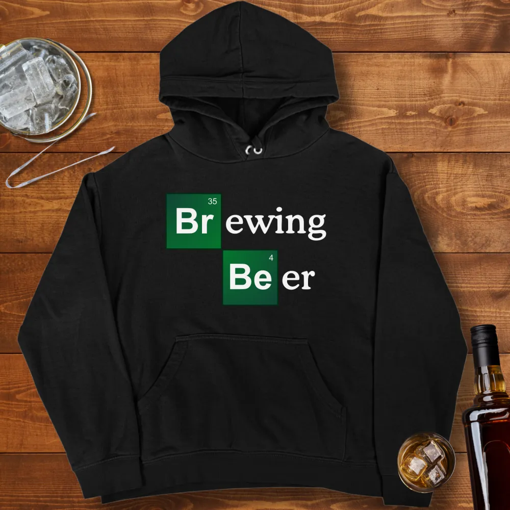 Brewing Beer Graphic Pullover Hoodie