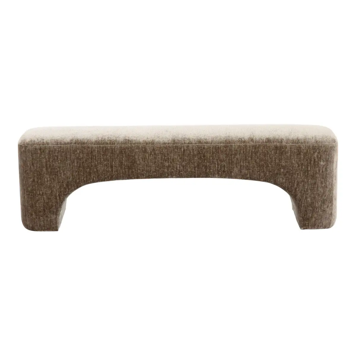 Refined Fabric Accent Bench