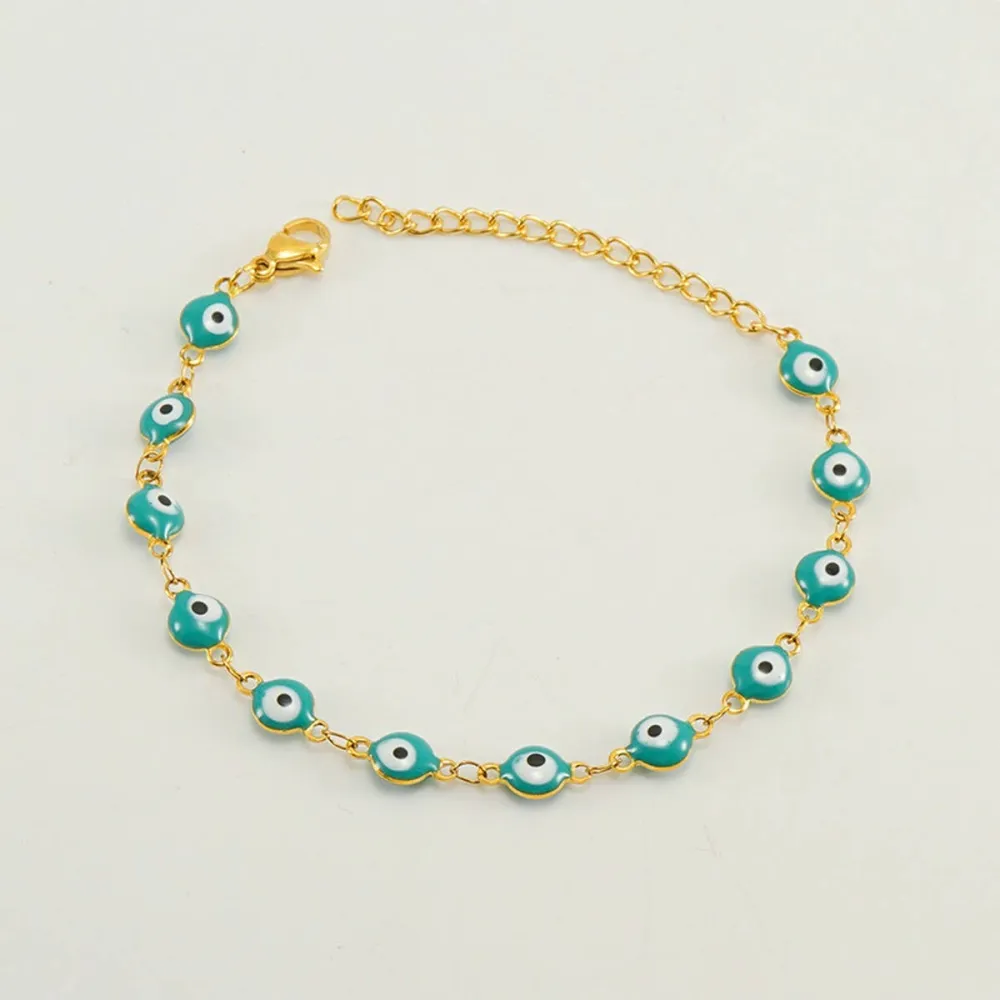 Metal Round Charm Bracelet
