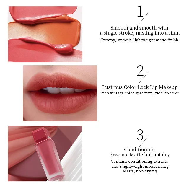 5 Colours Bright Attractive Lip Gloss Plump Moisturizing Waterproof Jelly Watery Mirror Lip Gloss Lipstick