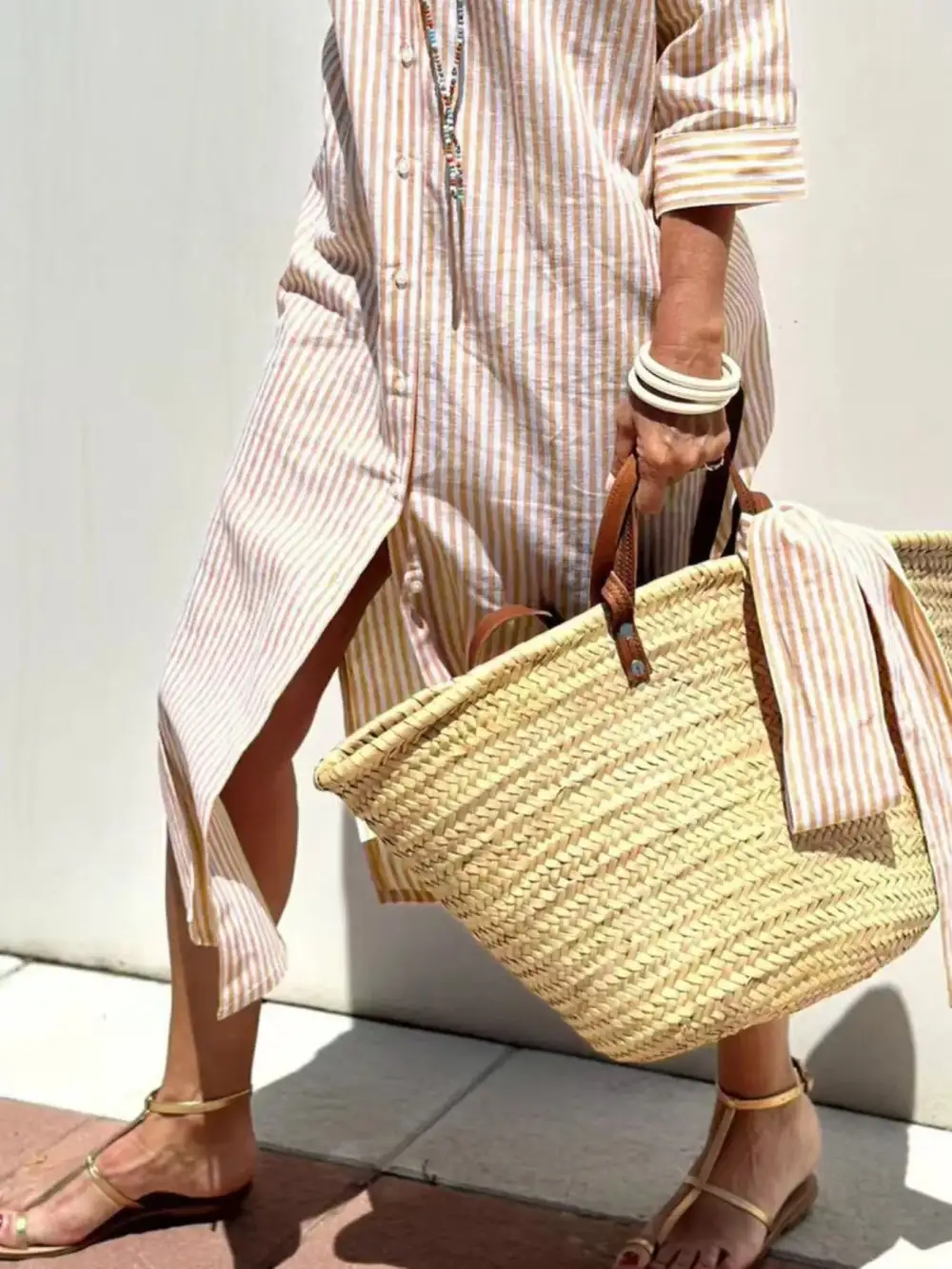 Full Size Button-Down Midi Dress Plus Size