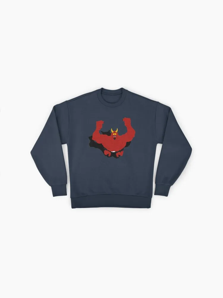 Cartoon Satan Character Art Sweatshirt